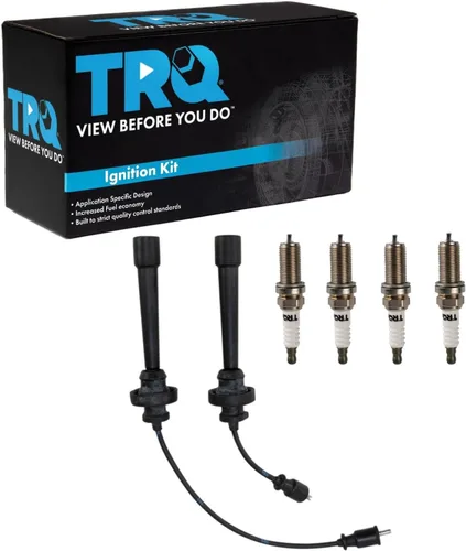 Miniatura 67 de Kit de bujías de chispa TRQ 5 piezas de bujías de iridio Compatible con Acura Integra 1992-2001 1999-2000 Honda Civic 1994-1995 Civic del Sol