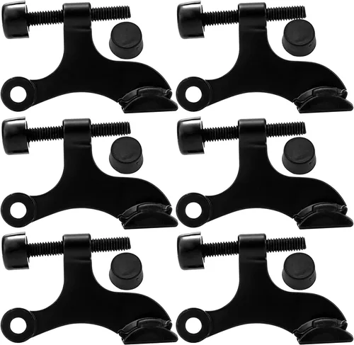 Miniatura 13 de DCC Home Decor - Paquete de 12 topes de puerta con pasador de bisagra, ajustable, resistente, protector de pared de 2.5 pulgadas de ancho con Mate