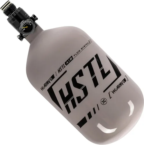 Miniatura 5 de HK Army 68ci 4500psi - Tanque de paintball HPA de fibra de carbono HSTL Negro