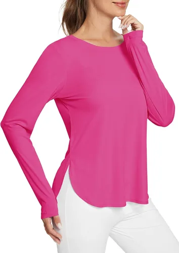 Miniatura 13 de BALEAF - Camisetas de sol de manga larga para mujer, con FPU 50+, para senderismo, ligeras, de secado rápido, protección contra rayos ultravioleta