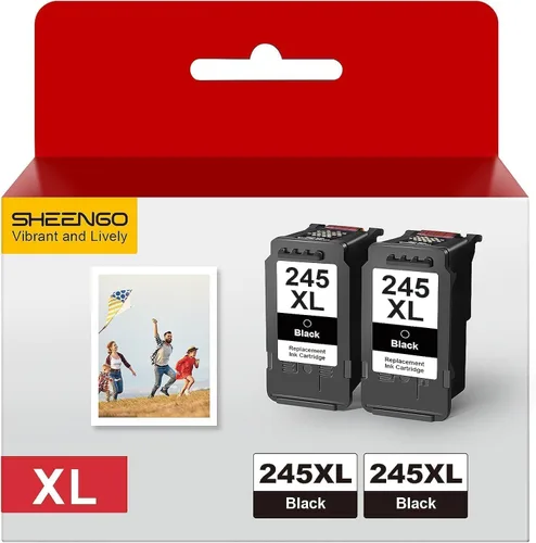 Cartucho de tinta de repuesto 245XL para Canon 245XL tinta negra PG-245XL 245 XL PG-243 243XL para Pixma TR4520 TR4527 MX492 MX490 MG2522 MG2525