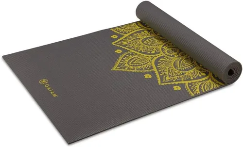 Miniatura 18 de Gaiam - Alfombrilla de yoga, 6 mm, extra gruesa, antideslizante, de primera calidad, para todo tipo de yoga, pilates y ejercicios en el suelo