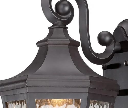 Miniatura 3 de Minka Lavery 71821-143-L Hanford Point - Linterna LED para exteriores, acabado de bronce aceitado