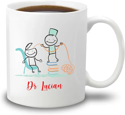 Miniatura 12 de Taza de café personalizada, regalo para graduación de psicólogo, My Degree in Psychology Makes Me Hight Qualified To Judge Everyther, taza de café