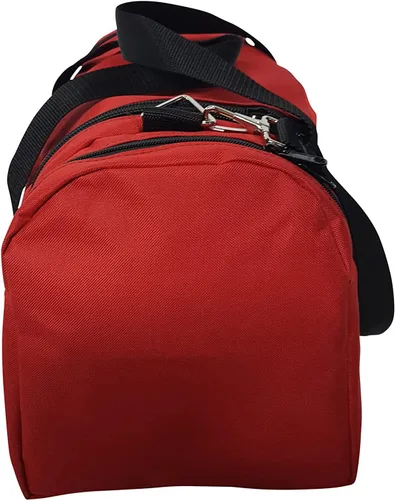 Miniatura 17 de Bolsa de lona triple grande con apertura en U, bolsillo frontal y dos compartimentos laterales, perfecta bolsa de cabina fabricada en Estados Unidos.