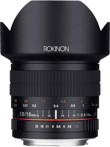 Miniatura 6 de Rokinon - Lente ángulo ultra ancho 10 mm F2.8 ED AS NCS CS, tipo EF, para cámaras digitales Canon SLR.