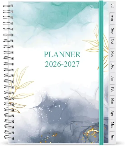 Miniatura 12 de Planificador/Calendario de Bolsillo 2026 - Cuaderno y Diario Organizador Semanal y Mensual A6 para Seguir Objetivos, Fácil de Organizar tu Vida Azul