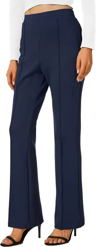 Miniatura 48 de Urban CoCo Pantalones de trabajo elásticos con corte de bota, pantalones de yoga pequeños para oficina casual