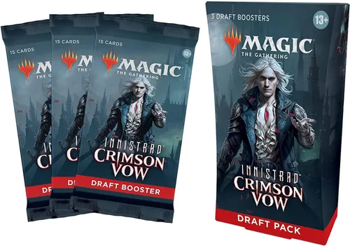 Miniatura 5 de Magic The Gathering Innistrad: Crimson Vow 3-Booster Draft Pack 45 cartas mágicas