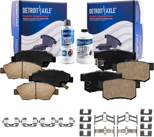 Miniatura 48 de Detroit Axle - Pastillas de freno traseras para Kia Sportage 2017-2022, Hyundai Tucson 2016-2021, pastillas de freno de cerámica 2018 2019 2020