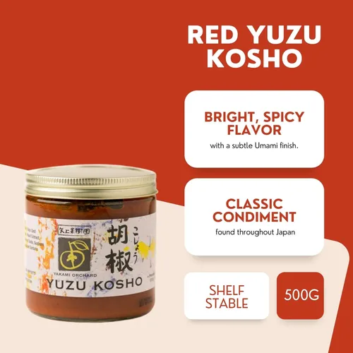 Miniatura 3 de Yakami Orchards Yuzu Kosho, chile rojo y pasta de cítricos (17 onzas, 1 paquete)