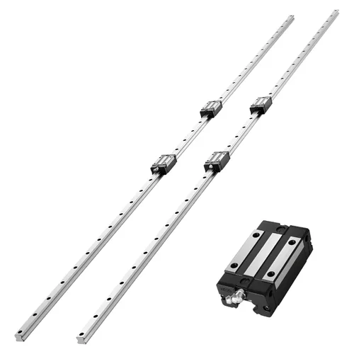 Miniatura 13 de OrangeA - Riel lineal 2 piezas SBR16-78.740 in, 2 rieles de guía lineal y 4 bloques de rodamientos de carro, kit de riel CNC Diapositiva lineal