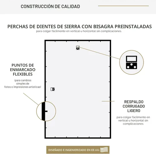 Miniatura 7 de MCS , Negro 24 x 36 pulgadas trendsetter cartel marco, 24 x 36