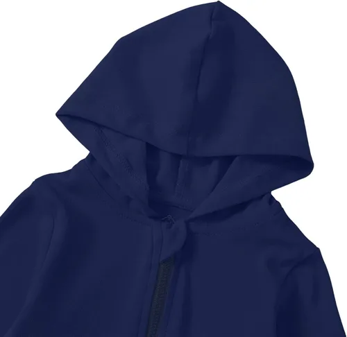 Miniatura 2 de ROMPERINBOX Baby Hoodie for Boy Girl, Full Zip-up Lightweight Thin Jackets Coat Sweatshirts 0-24 Months