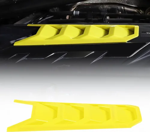 Miniatura 8 de Cubierta de cubierta de cubierta de motor compatible con Chevrolet Corvette C8 2020-2023, cubierta de motor de borde, accesorios C8, 1 unidad