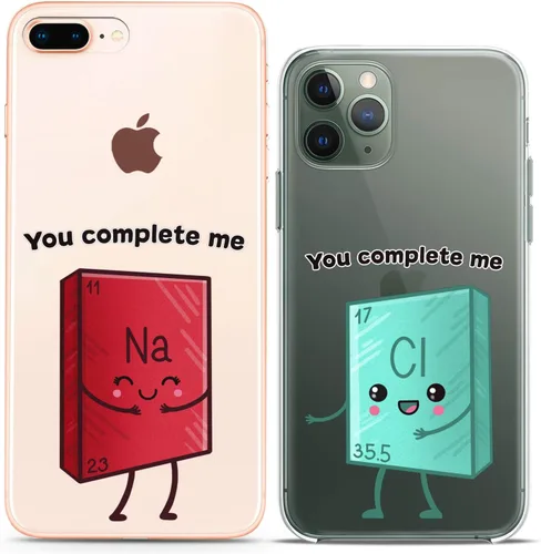 Miniatura 10 de Fundas a juego para parejas compatibles con iPhone 16 15 14 13 12 11 Pro Max Mini Xs X 6s 8 Plus 7+ Xr 10 SE 5 pares de amigos, hojas lindas, gato
