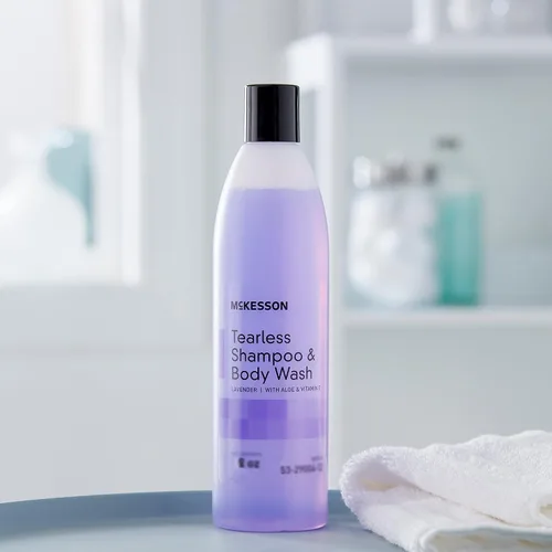 Miniatura 5 de McKesson Champú sin lágrimas y gel de baño con aloe y vitamina E, aroma a lavanda, 8 onzas, 1 unidad