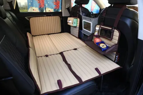 Miniatura 10 de Heart Horse Colchón de coche no inflable: colchón plegable para asiento trasero de camioneta SUV para viajes, campamento y funda de asiento de coche