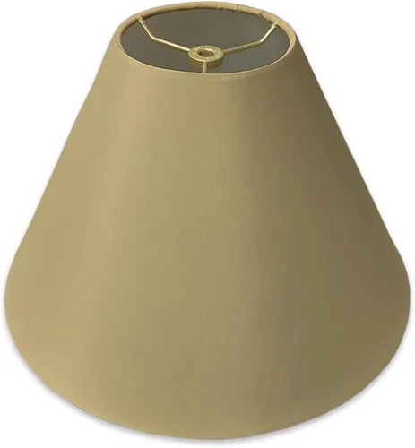 Royal Designs, Inc. Coolie Empire HB-607-12AGL - Pantalla para lámpara, color dorado antiguo, 4.5 x 12 x 7.5 pulgadas