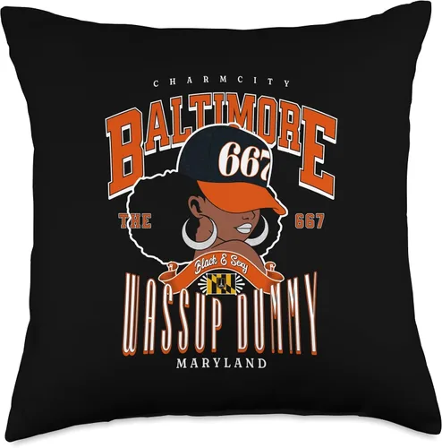 Miniatura 4 de 667 Charm City Afrocentric Design Throw Pillow