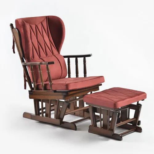 Miniatura 6 de Juego de silla y otomana Comfort Deluxe Glider (Plata)