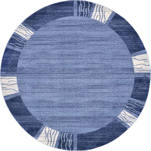 Miniatura 22 de Unique Loom Del Mar Collection - Alfombra de área Sarah (2' 2" x 3' 1", rectangular, azul claro/azul)