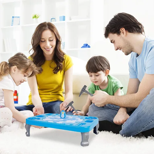 Miniatura 6 de DR.DUDU Juego Rompe Hielo Salva al Pingüino en el Bloque de Hielo, Juego Divertido Familiar, Activa la Trampa del Pingüino, Regalos para el Día
