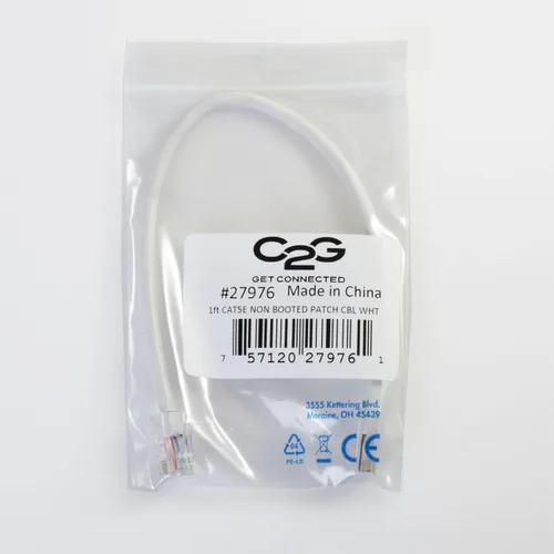 Miniatura 10 de C2G 24494 Cable cruzado Cat5e - Cable de conexión de red sin blindaje sin arranque, naranja (3 pies, 3.0 ft)