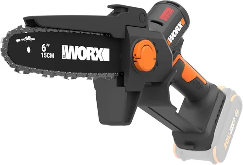 Miniatura 11 de Worx Sierra de poda inalámbrica de 20 V, de 5 pulgadas, sin escobillas, sin escobillas, motosierra eléctrica ligera de 33 pies/s, motosierra