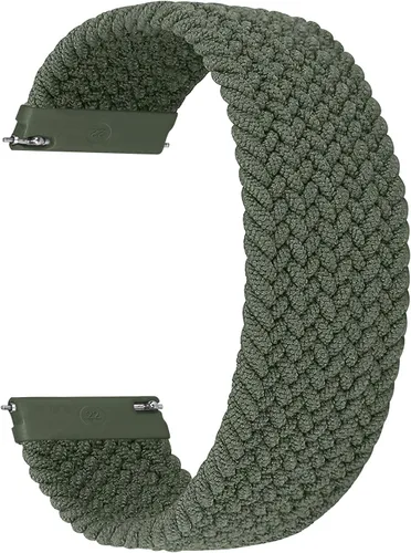 Miniatura 7 de 22mm Solo Loop Braided Nylon Band Compatible with Samsung Galaxy Watch Gear S3 /46mm Band,Stretchable Elastic Women Men Soft Woven Replacement