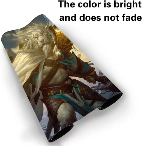 Miniatura 3 de Juego de mesa MTG Playmat Games Tamaño 60X35 cm CCG Compatible para MTG CCG RPG Juego de cartas coleccionables (Ajani Steadfast)