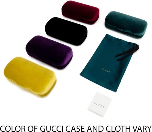 Miniatura 6 de Gucci GG0812O - Lentes con forma de ojo de gato + paquete con kit de gafas de lujo eSHADES, Borgoña
