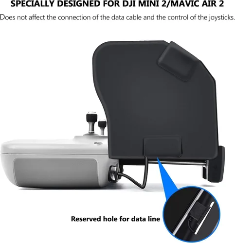Miniatura 3 de STARTRC Parasol Capucha Solar para DJI Neo/Mini 4k/Air 3S/Mini 2 SE/Mini 3/Mini 3 Pro/Mini 2/Air 3/Mavic 3 Classic Controlador Accesorios