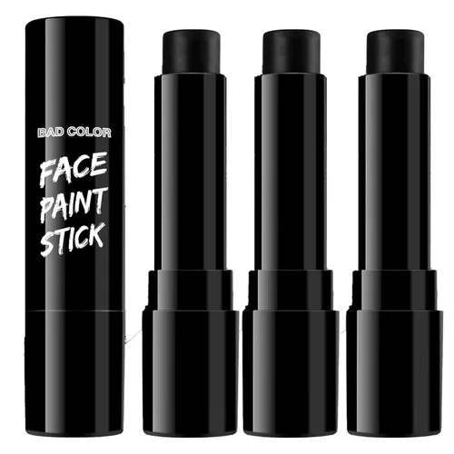 Miniatura 34 de BADCOLOR Barra de pintura naranja para la cara y el cuerpo, crema mezclable para ojos negros de cuerpo completo, maquillaje para Halloween, SFX