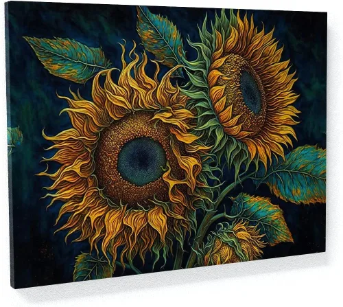 Miniatura 53 de Sense Canvas Pop Art The Starry Night 20 - Lienzo decorativo para decoración del hogar, póster grande de 40 x 30 pulgadas, 0.75 pulgadas