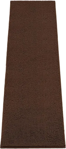 Miniatura 41 de Alfombra absorbente para perros para patas sucias, 120" x 36" alfombras de chenilla para interiores para la entrada, alfombra antideslizante lavable