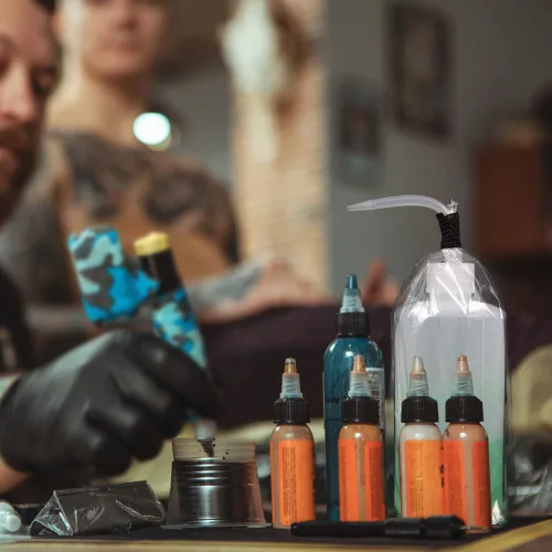 Miniatura 7 de 200 bolsas para botellas de tatuaje, desechables para botellas de lavado de tatuajes, fundas para bolsas de botellas para apretar, accesorios