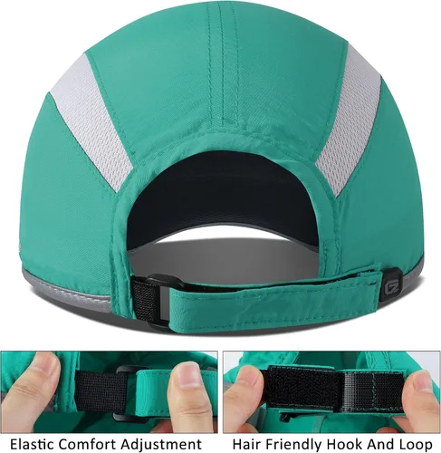 Miniatura 3 de GADIEMKENSD Sombrero reflectante plegable para exteriores, diseño sin estructura, protección solar UPF 50+, sombreros deportivos para mujeres
