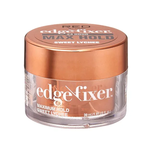 Miniatura 14 de Red by Kiss Edge Fixer 24 Hour Maximum Hold Edge Wax No Flaking Biotina B7 Gel para el cabello con infusión de biotina B7, 1.01 onzas líquidas