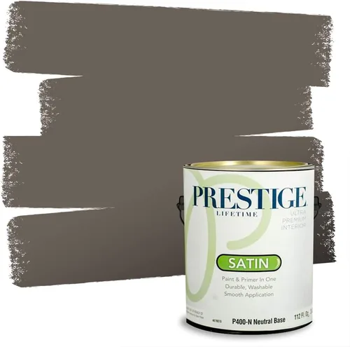 Miniatura 18 de PRESTIGE Paints - Pintura interior e imprimación en uno, 1 galón, cáscara de huevo, pimienta envejecida