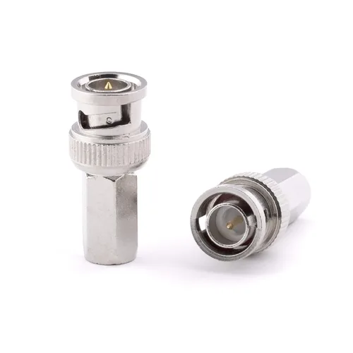 Miniatura 10 de THE CIMPLE CO Conector de cable coaxial RG6, atornillado (giro encendido) - SDI, HD-SDI, CCTV, seguridad, tarjeta de video, cámara, sin soldadura