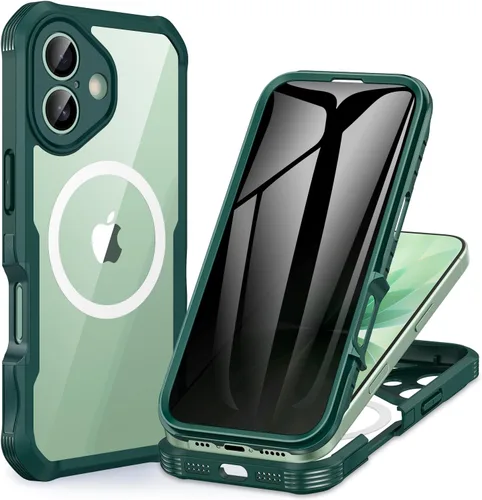 Miniatura 41 de CENHUFO Funda de privacidad para iPhone 11 Pro, funda de cuerpo completo con protector de pantalla de privacidad de vidrio templado 9H integrado