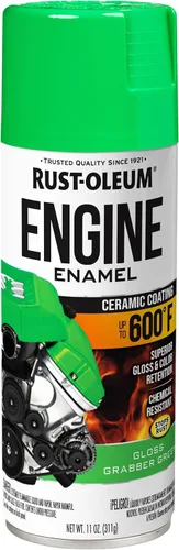 Miniatura 24 de Rust-Oleum 366437 Pintura en aerosol de esmalte para motor, 11 oz, Cast Coat Iron, (paquete de 1)