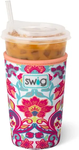 Miniatura 34 de Funda Swig Life para taza de café helado pequeña, funda estándar de 22oz para taza de café helado con asa, funda aislante de neopreno para mantener