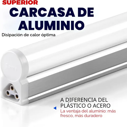 Miniatura 2 de Barrina T5 - Luz LED para tienda de 4 pies, 2200 lm, luz blanca diurna de 5000 K, lámpara de utilidad de 20 W, luces de techo y debajo del gabinete
