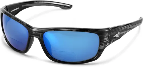 Miniatura 14 de KastKing Ellijay Gafas de Sol Bifocales Polarizadas, Ampliación Bi-Focal x1.5 x2.0 x2.5, Gafas de Sol Deportivas Wrap para Lectura
