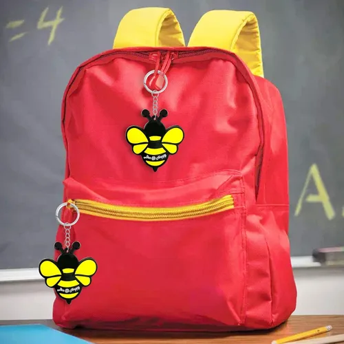 Miniatura 5 de Paquete de 24 bonitos llaveros para fiestas de abejas de miel, abejorro, mamá a abeja, Oh Babee, Baby to Bee baby shower, abeja adulta, abeja reina