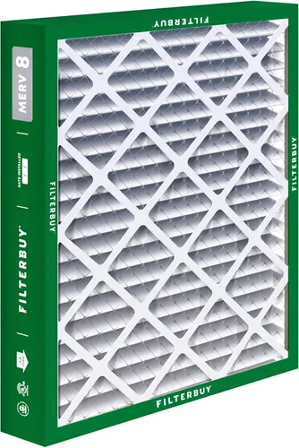 Miniatura 9 de Filterbuy 10x17x2 Filtro de aire MERV 8 Defensa Esencial contra el Polvo y las Alergias (2 unidades), Filtros exteriores plegados electrostáticos