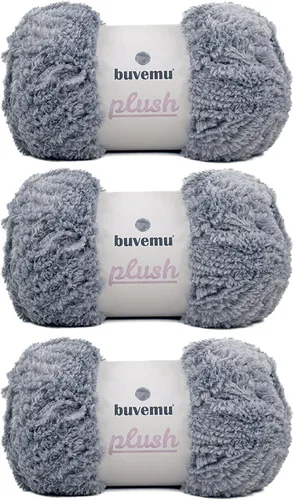 Miniatura 25 de Hilo de Pelo Sintético Super Suave y Grueso, Súper Suave y Esponjoso para Tejer, Crochet y Manualidades, 100 Gramos (3.53 Onzas) 109 Yardas