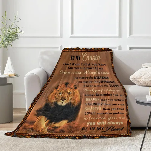 Miniatura 3 de Manta para primos, regalos para hombres, regalos de cumpleaños para primos, manta de 50 x 60 pulgadas